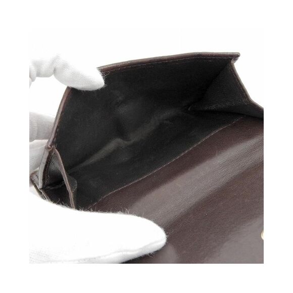 Pre Loved Gucci  GG Marmont Bow Flap Leather Wallet Brown - Picture 4 of 8